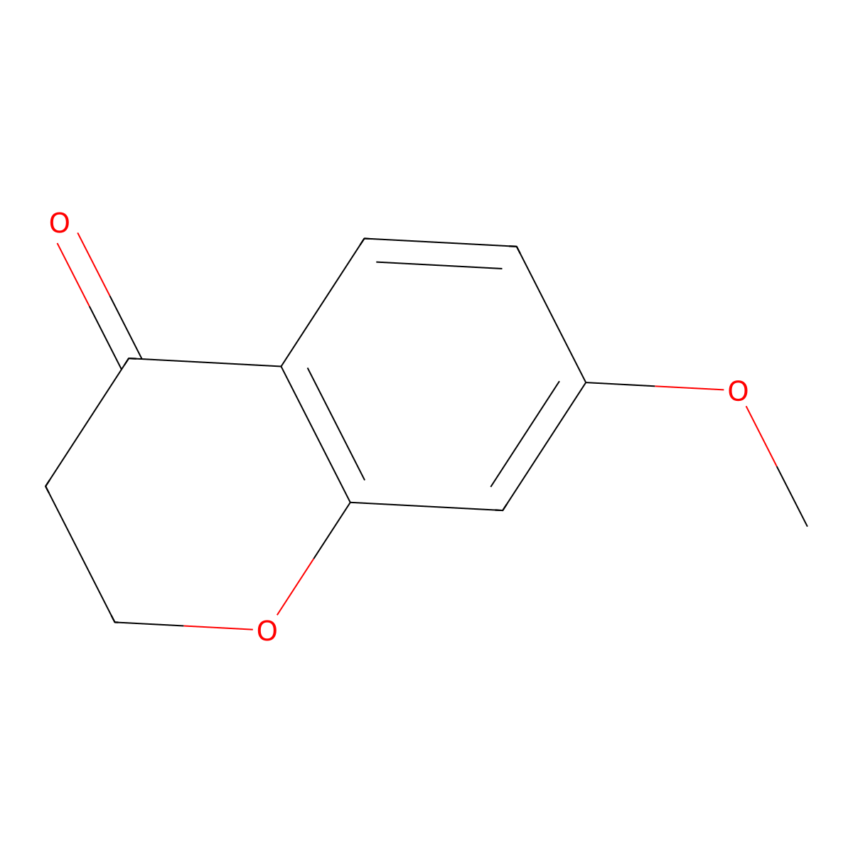 7-methoxy-3,4-dihydro-2H-1-benzopyran-4-one molecular structure, CAS 42327-52-6