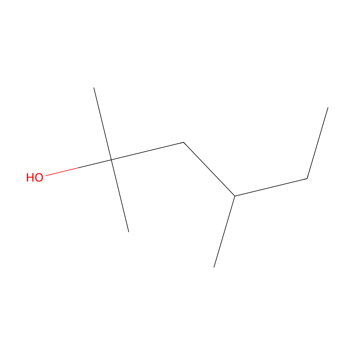 2,4-Dimethylhexan-2-ol molecular structure, CAS 42328-76-7