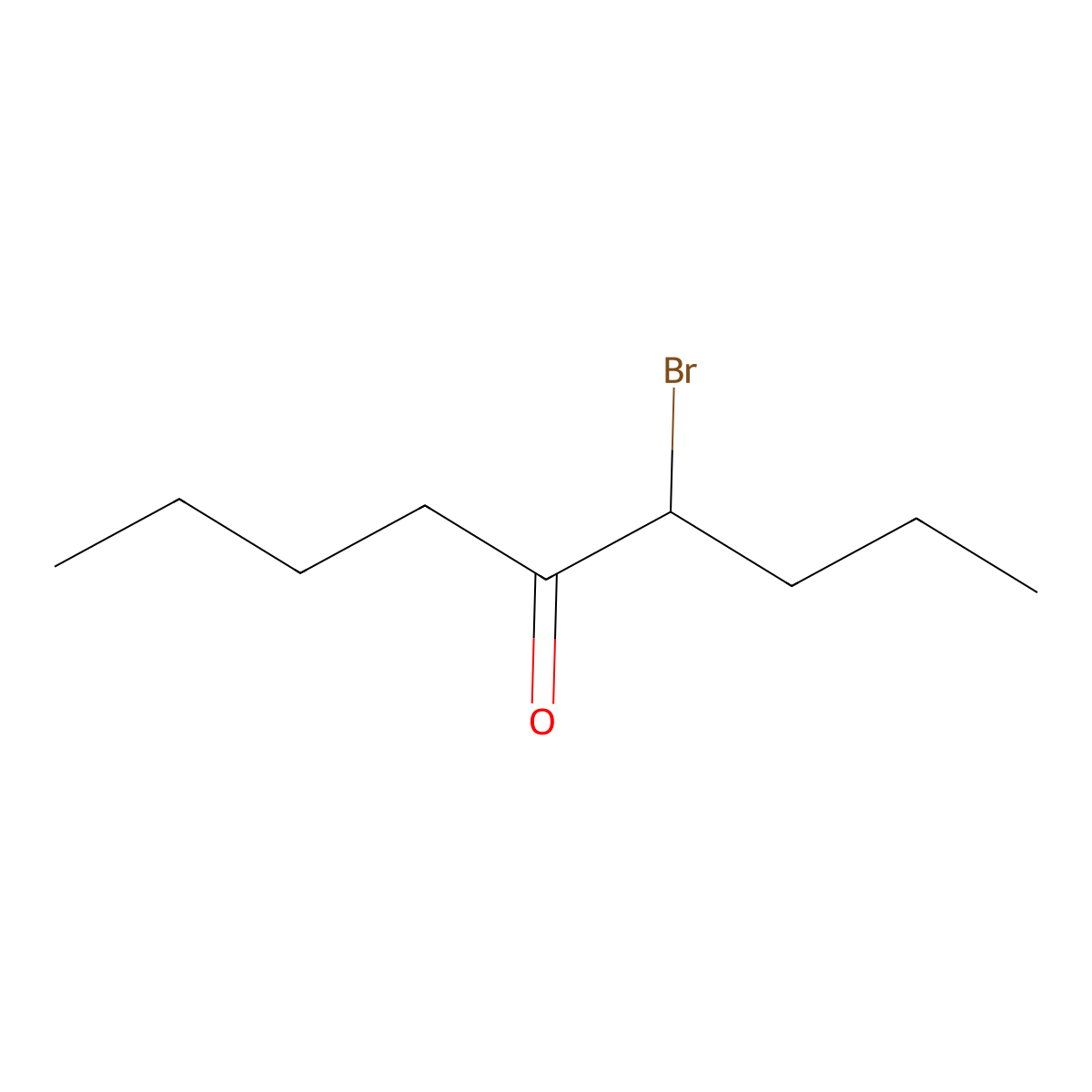 4-Bromononan-5-one molecular structure, CAS 42330-11-0