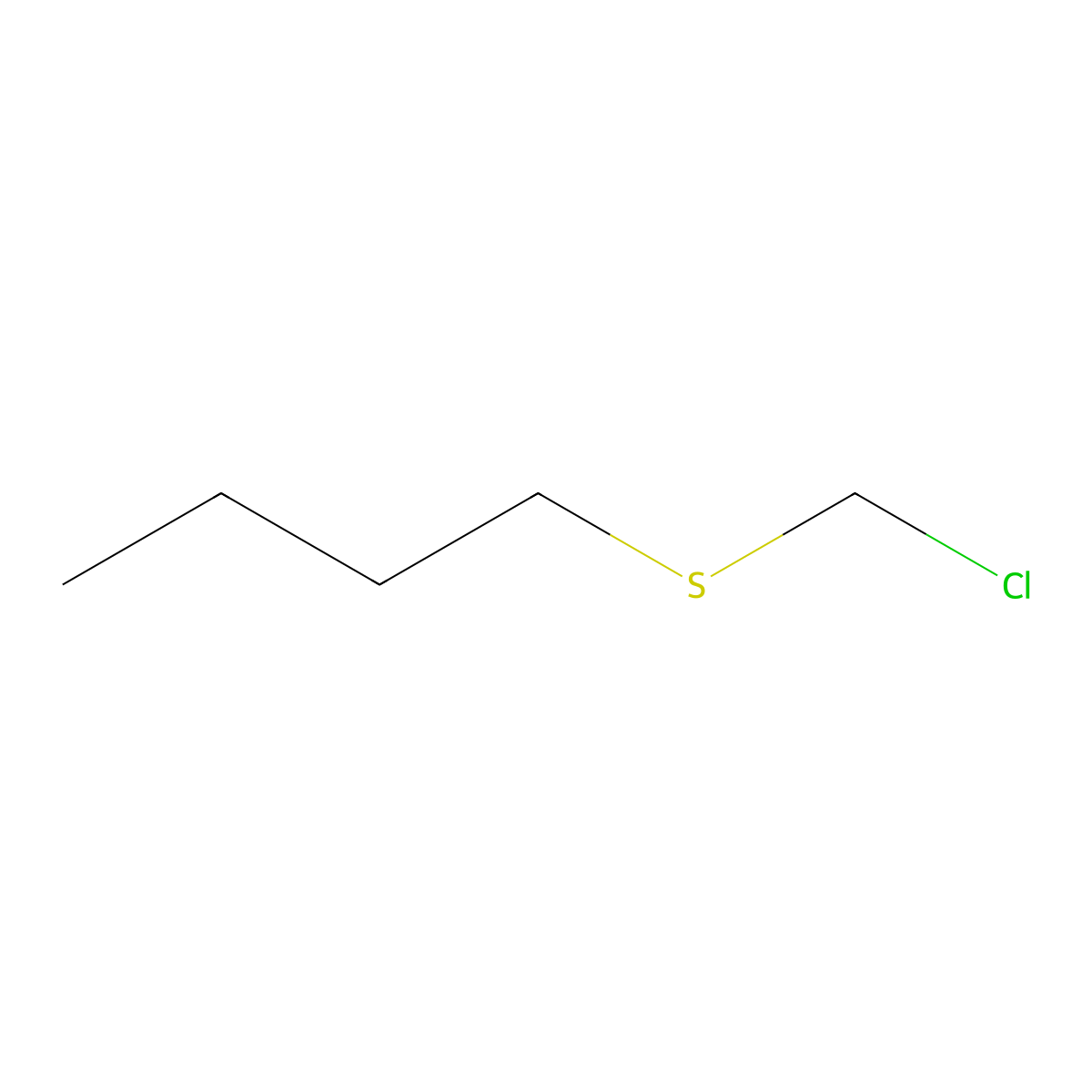 1-[(Chloromethyl)sulfanyl]butane molecular structure, CAS 42330-14-3