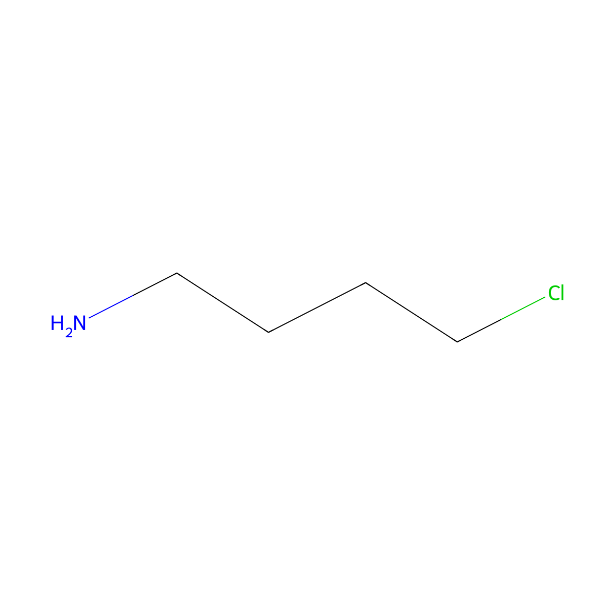 4-Chlorobutan-1-amine molecular structure, CAS 42330-95-0