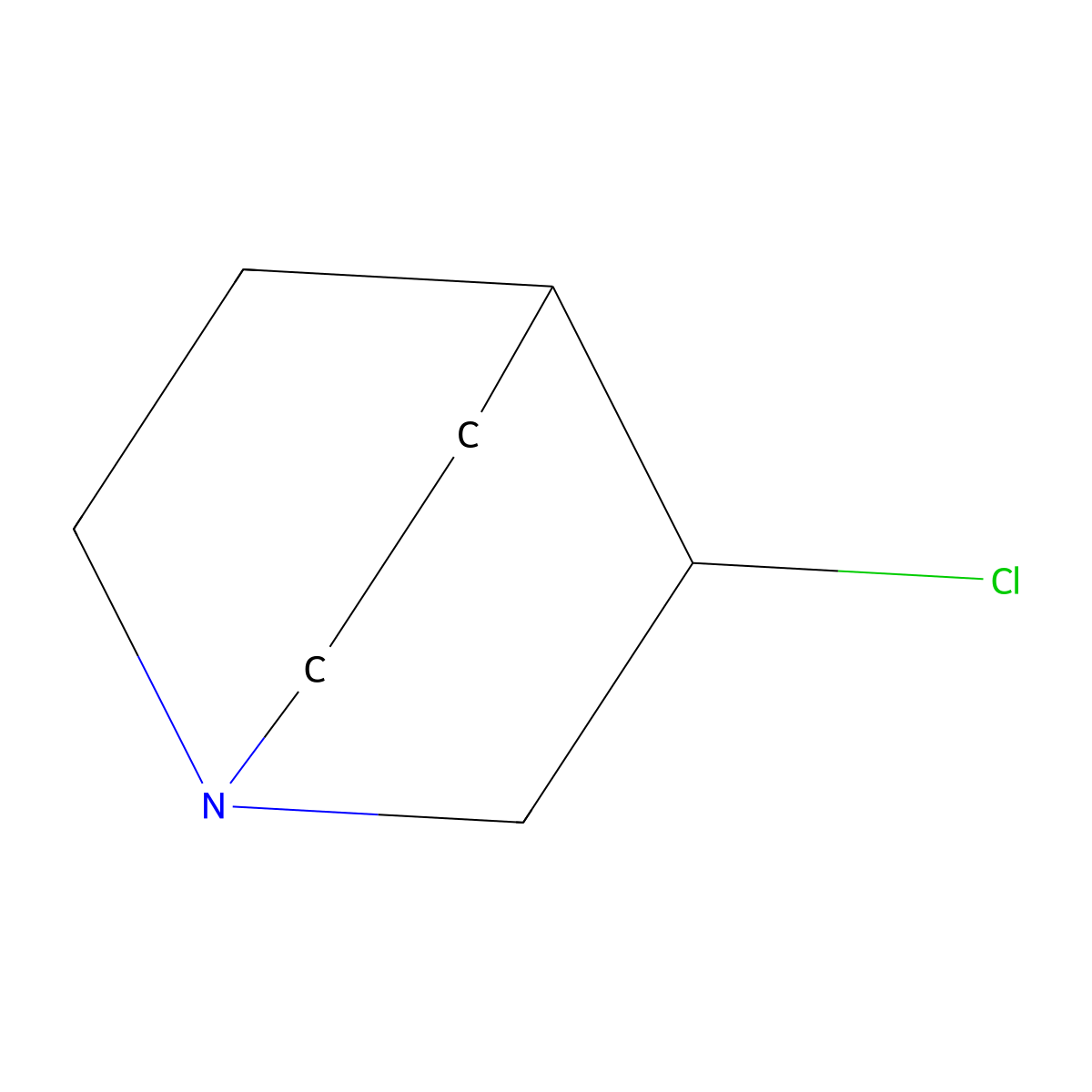 3-Chloro-1-azabicyclo[2.2.2]octane molecular structure, CAS 42332-45-6