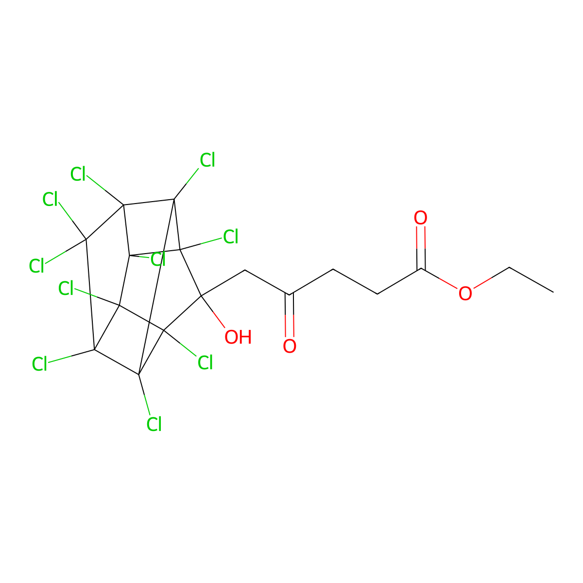 Kelevan molecular structure, CAS 4234-79-1