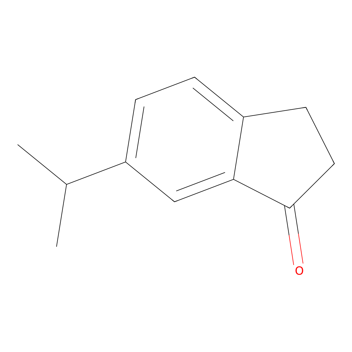 6-Isopropyl-2,3-dihydro-1H-inden-1-one molecular structure, CAS 42348-89-0