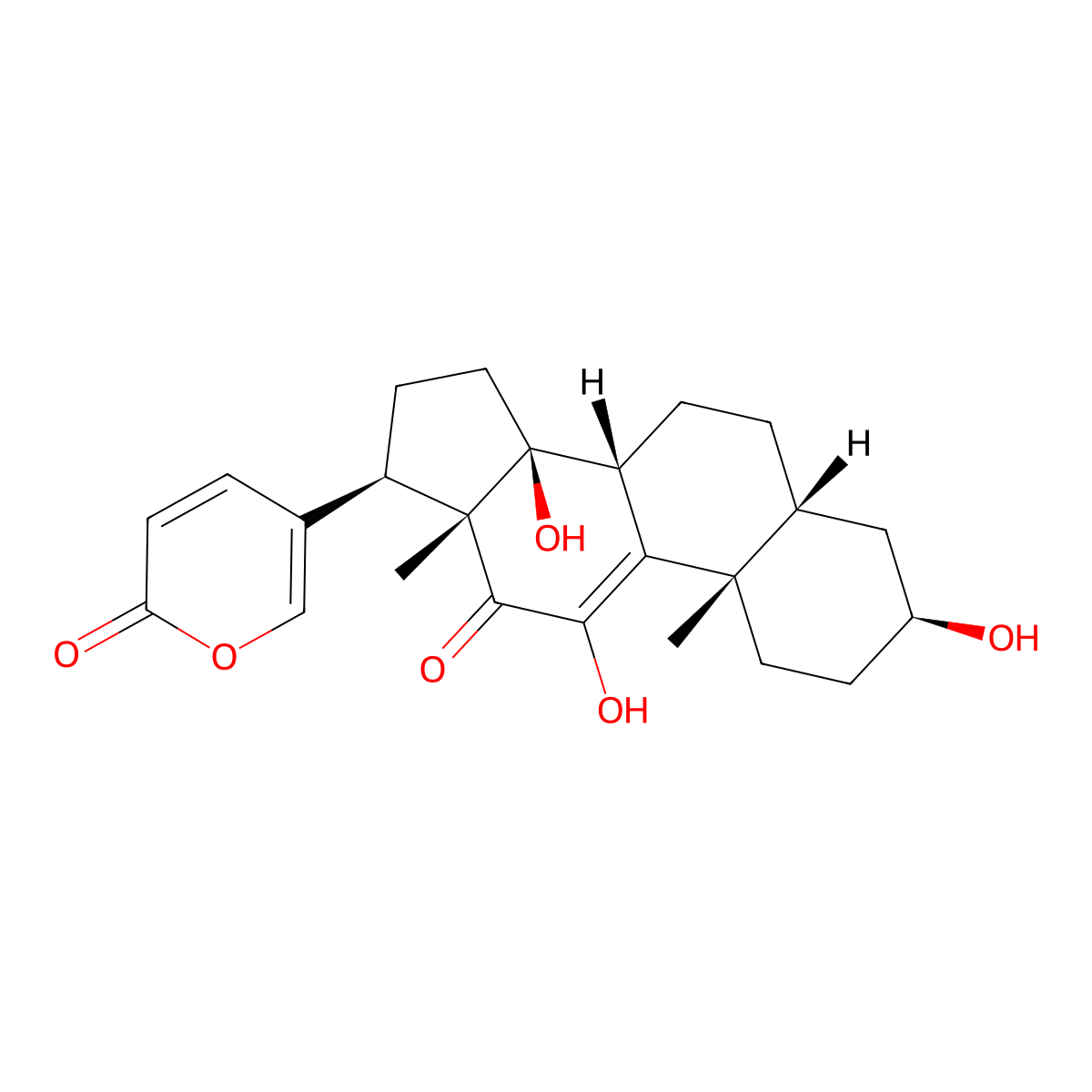 Argentinogen molecular structure, CAS 4236-48-0