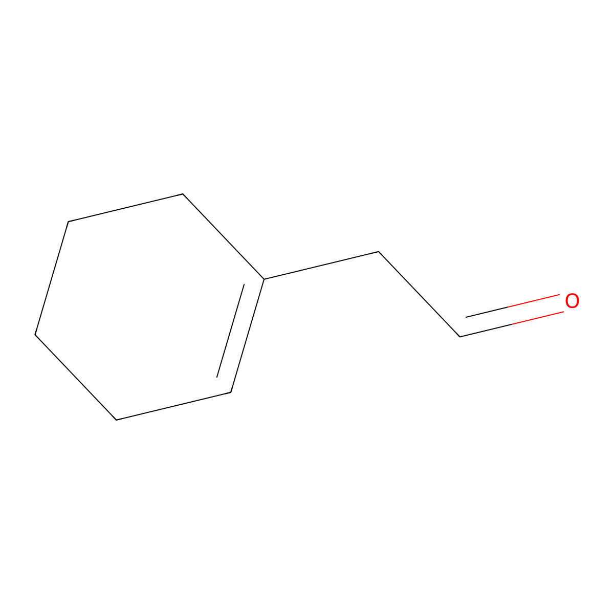 2-(Cyclohex-1-en-1-yl)acetaldehyde molecular structure, CAS 42370-81-0