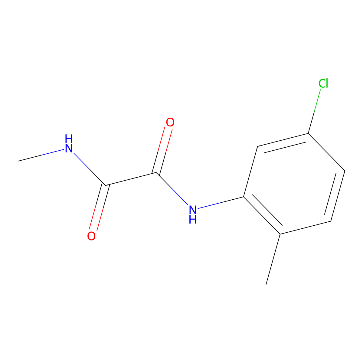 N-(5-chloro-2-methylphenyl)-N'-methylethanediamide molecular structure, CAS 423727-35-9