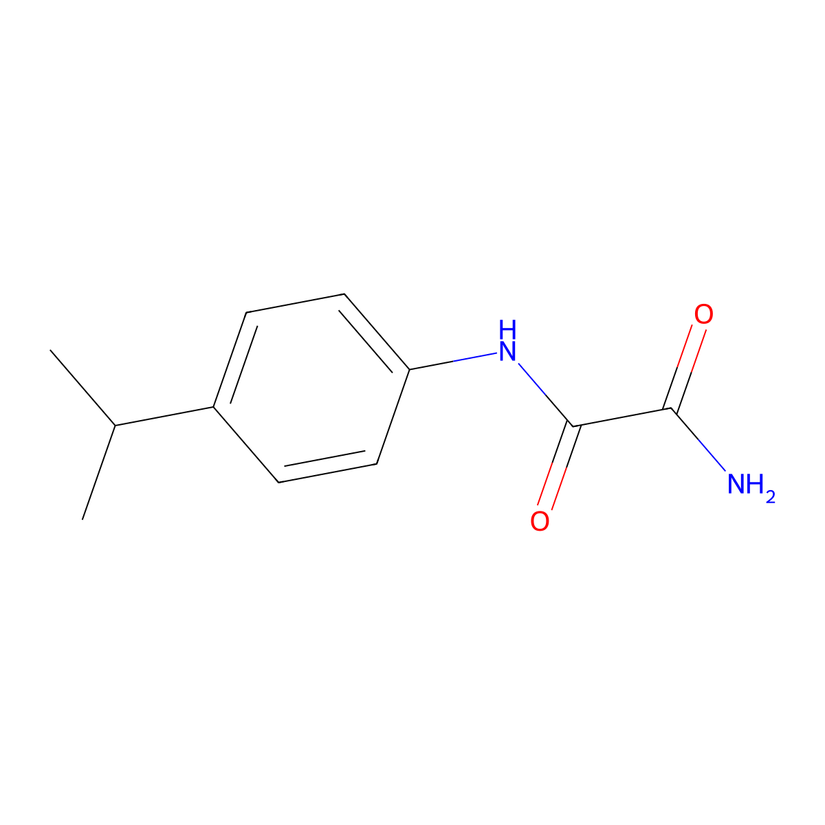 N-[4-(propan-2-yl)phenyl]ethanediamide molecular structure, CAS 423729-24-2
