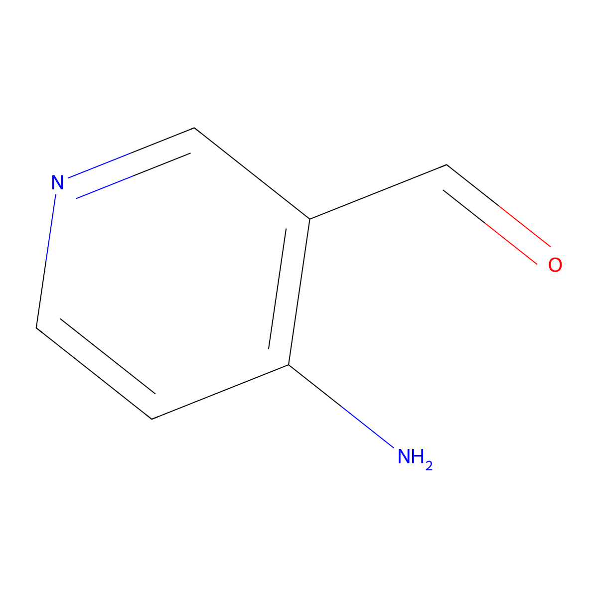 4-Aminonicotinaldehyde molecular structure, CAS 42373-30-8