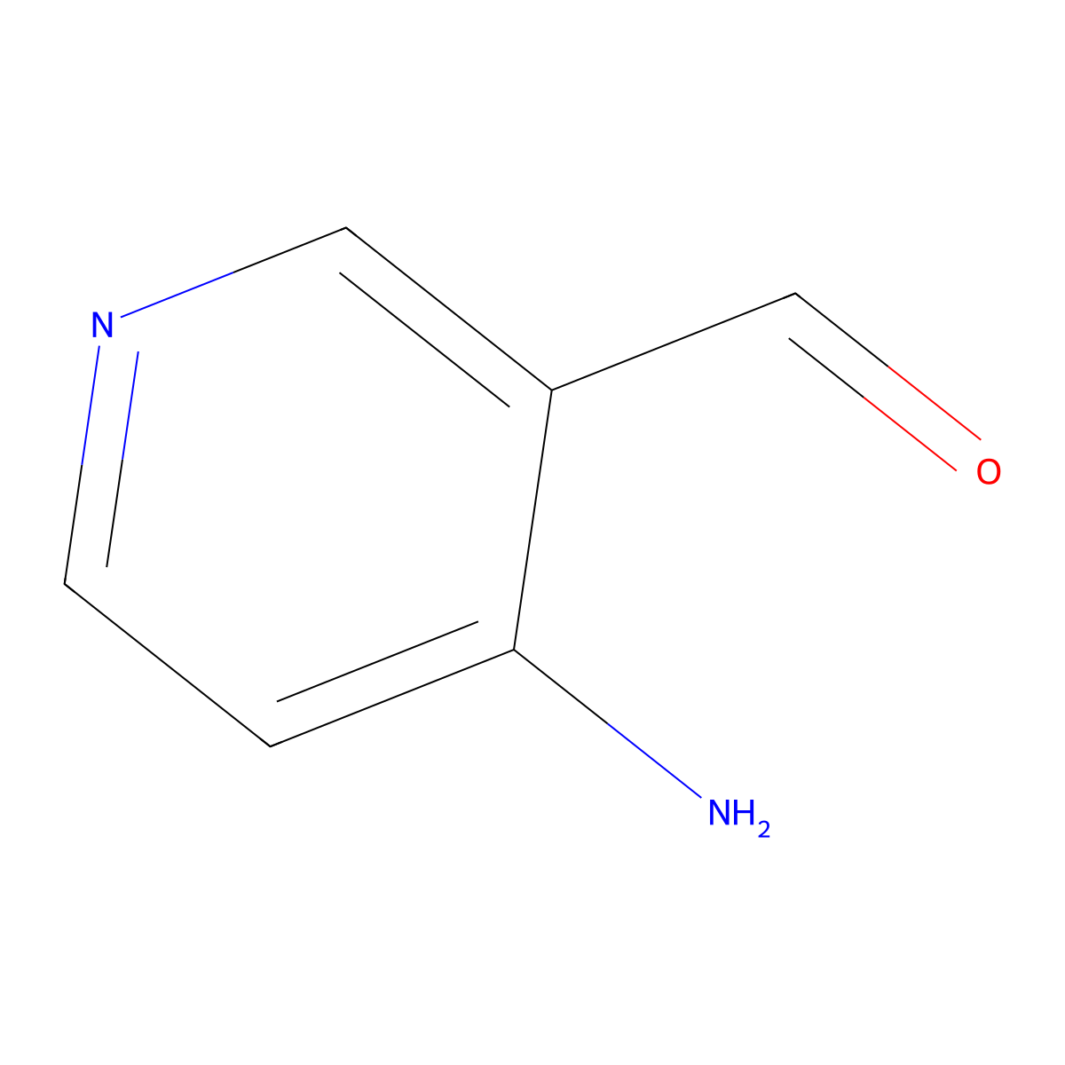 4-Aminonicotinaldehyde molecular structure, CAS 42373-30-8