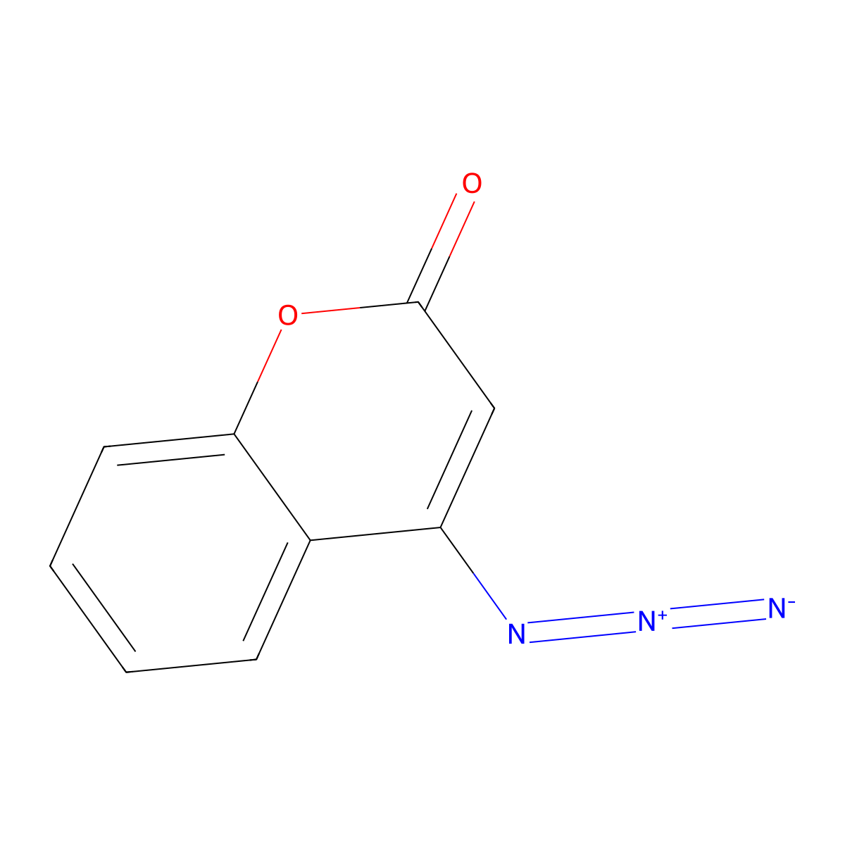 4-Azidocoumarin molecular structure, CAS 42373-56-8