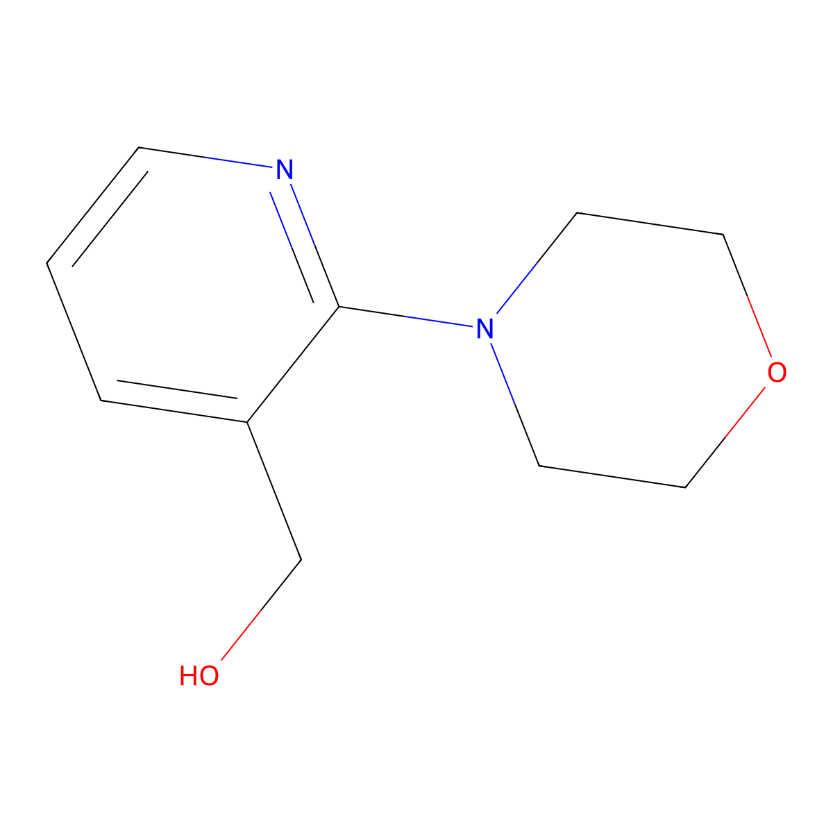 (2-Morpholino-3-Pyridinyl)Methanol molecular structure, CAS 423768-55-2