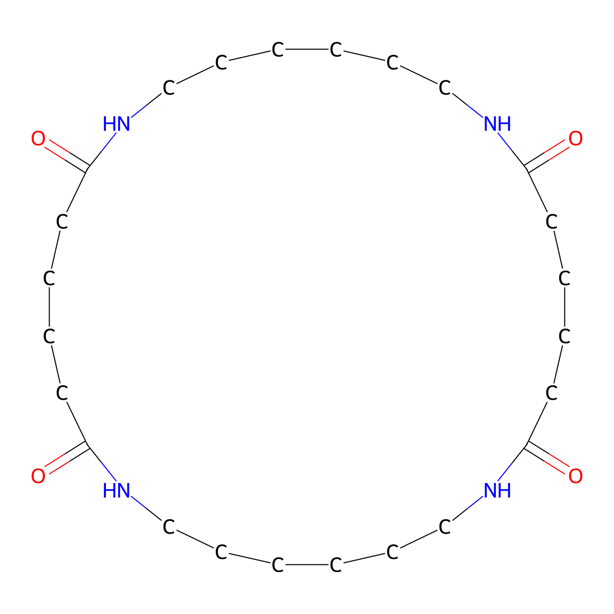1,8,15,22-Tetraazacyclooctacosane-2,7,16,21-tetrone molecular structure, CAS 4238-35-1