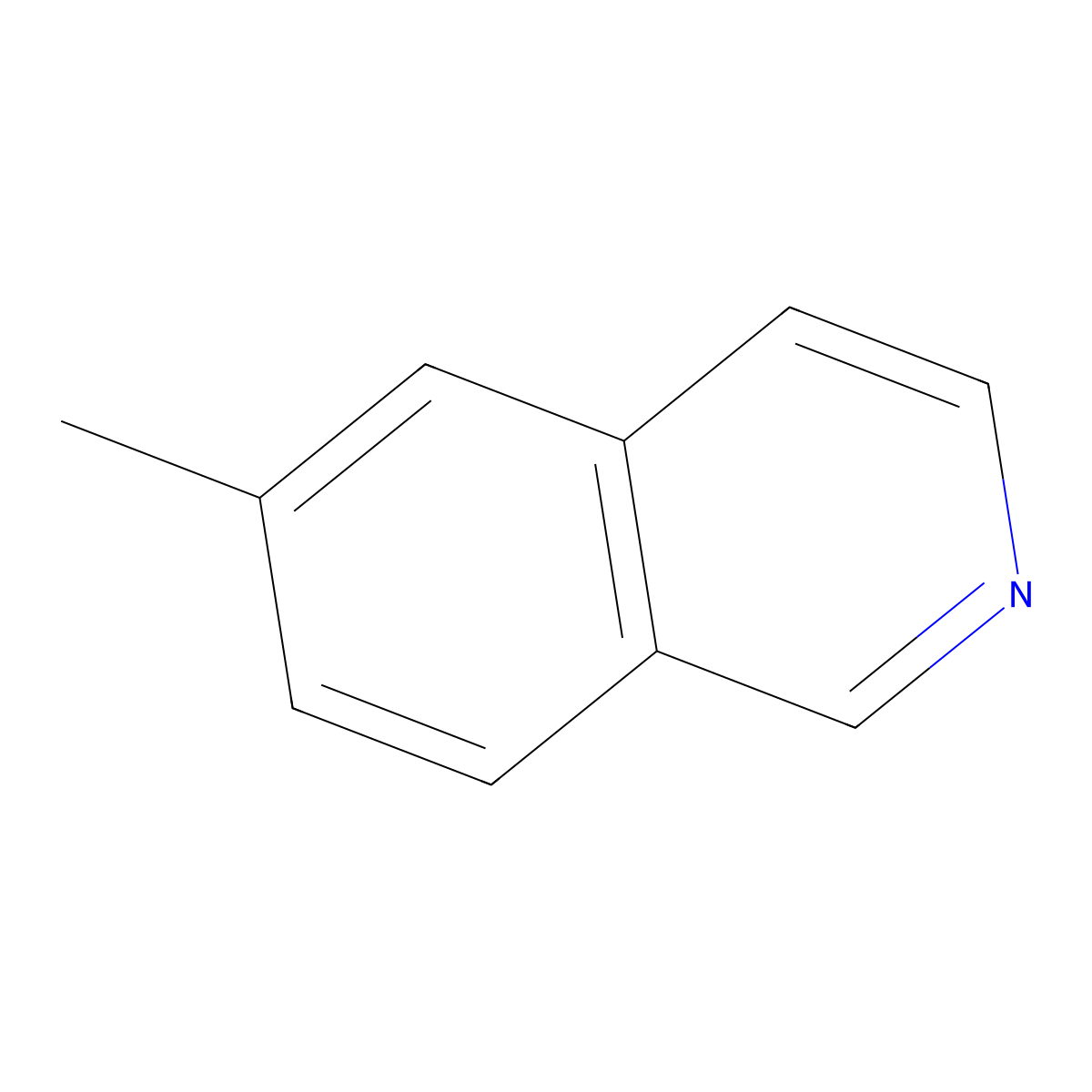 6-Methylisoquinoline molecular structure, CAS 42398-73-2