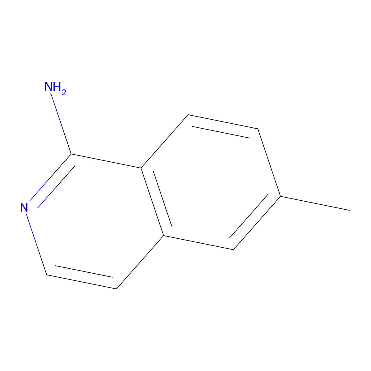 6-Methylisoquinolin-1-amine molecular structure, CAS 42398-74-3