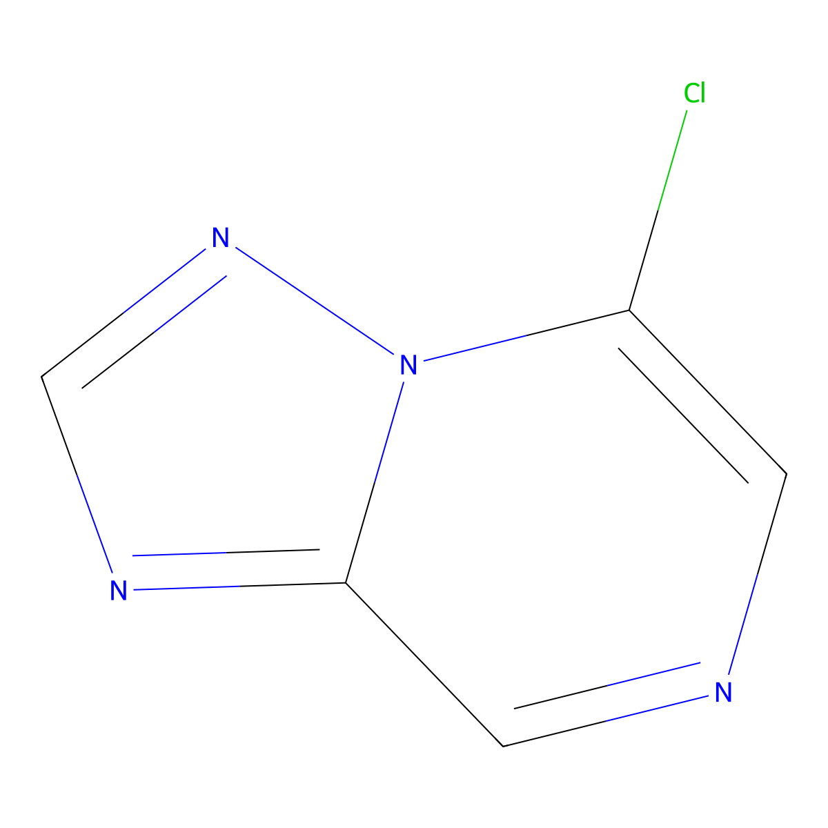 5-Chloro-[1,2,4]triazolo[1,5-a]pyrazine molecular structure, CAS 42399-82-6