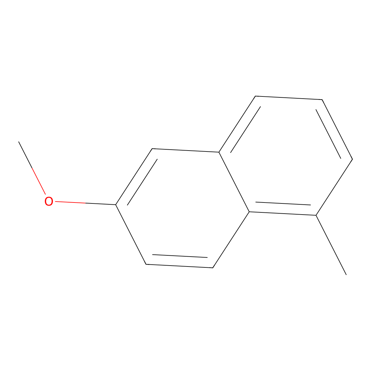 6-Methoxy-1-methylnaphthalene molecular structure, CAS 4242-14-2