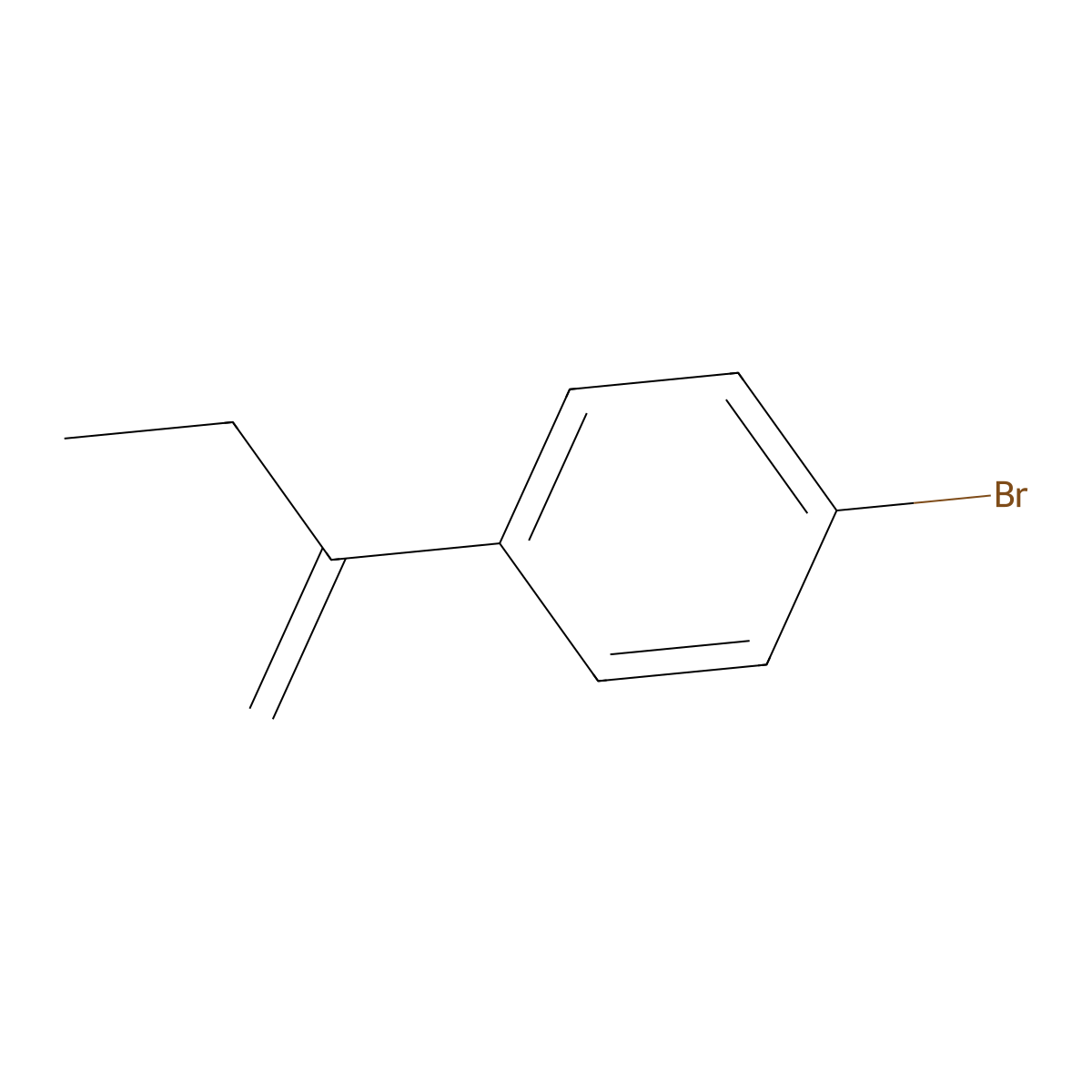 1-Bromo-4-(but-1-en-2-yl)benzene molecular structure, CAS 42427-51-0