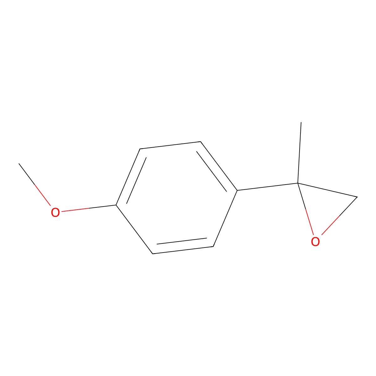 2-(4-Methoxyphenyl)-2-methyloxirane molecular structure, CAS 42432-42-8