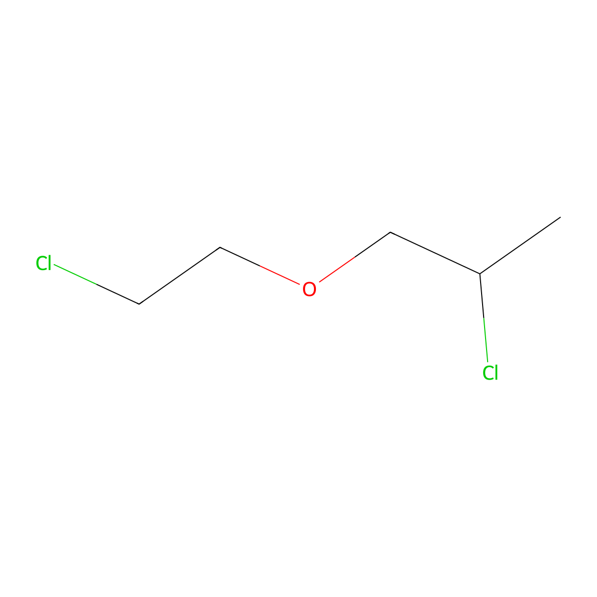 2-Chloro-1-(2-chloroethoxy)propane molecular structure, CAS 42434-29-7