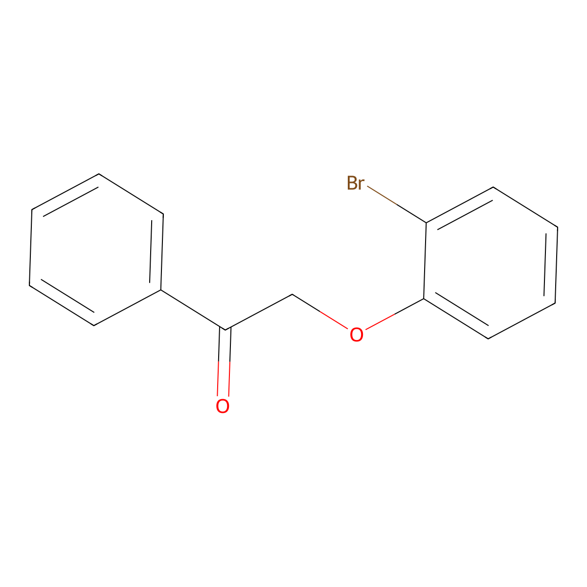 2-(2-Bromophenoxy)-1-phenylethan-1-one molecular structure, CAS 42434-88-8