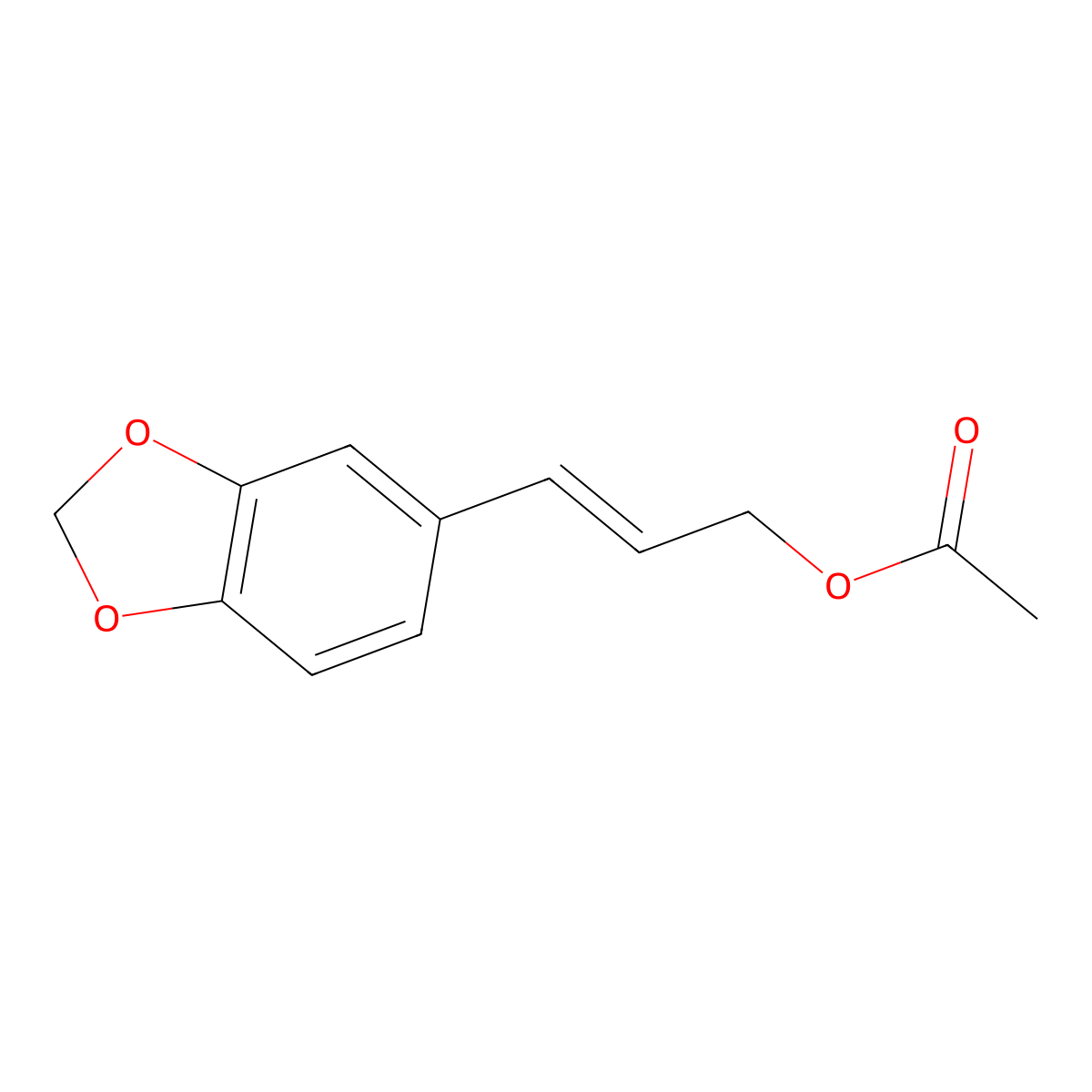 3'-Acetoxyisosafrole molecular structure, CAS 42461-91-6