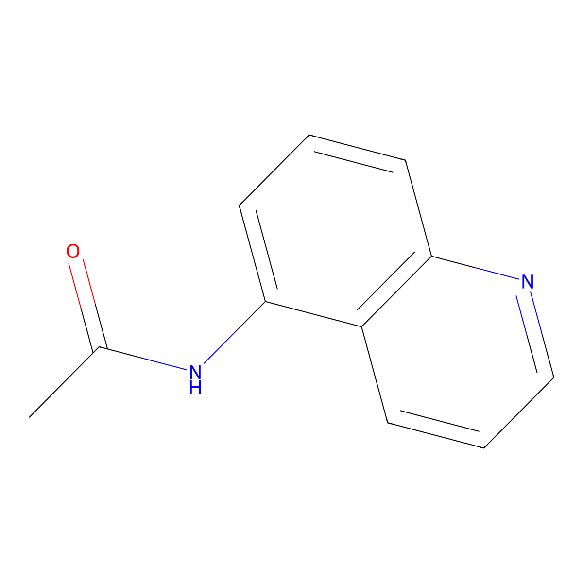 5-Acetylaminoquinoline molecular structure, CAS 42464-80-2