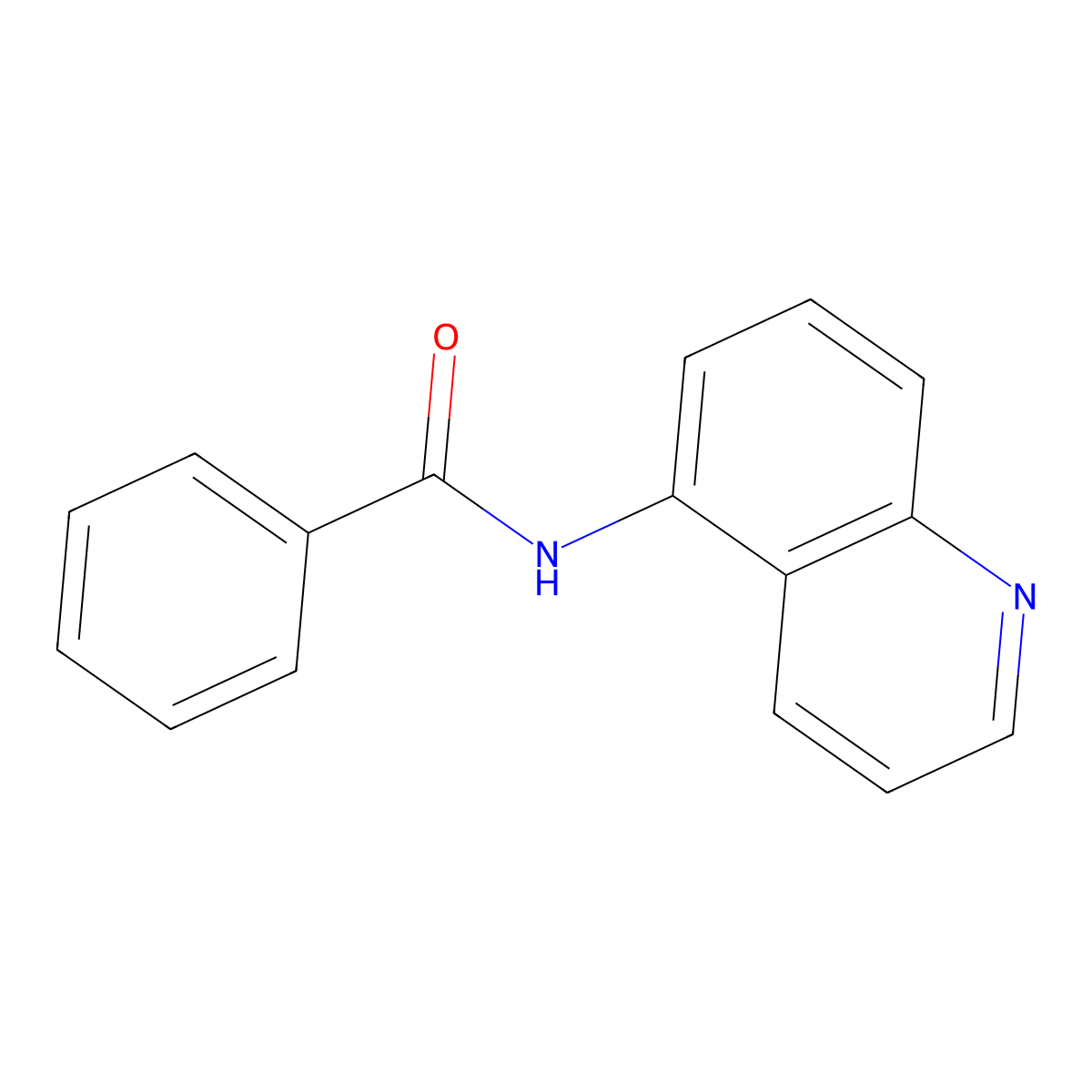 N-5-Quinolinylbenzamide molecular structure, CAS 42464-81-3
