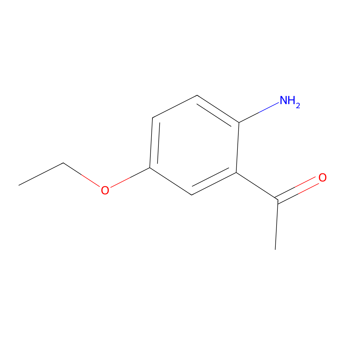 1-(2-Amino-5-ethoxyphenyl)ethan-1-one molecular structure, CAS 42465-57-6