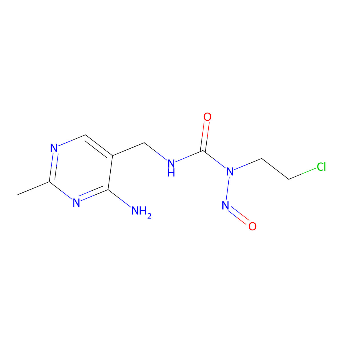 Nimustine molecular structure, CAS 42471-28-3