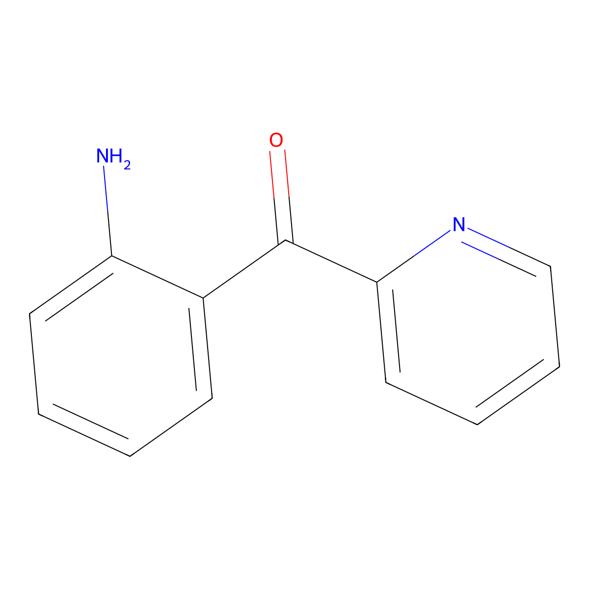 2-(2-Aminobenzoyl)pyridine molecular structure, CAS 42471-56-7