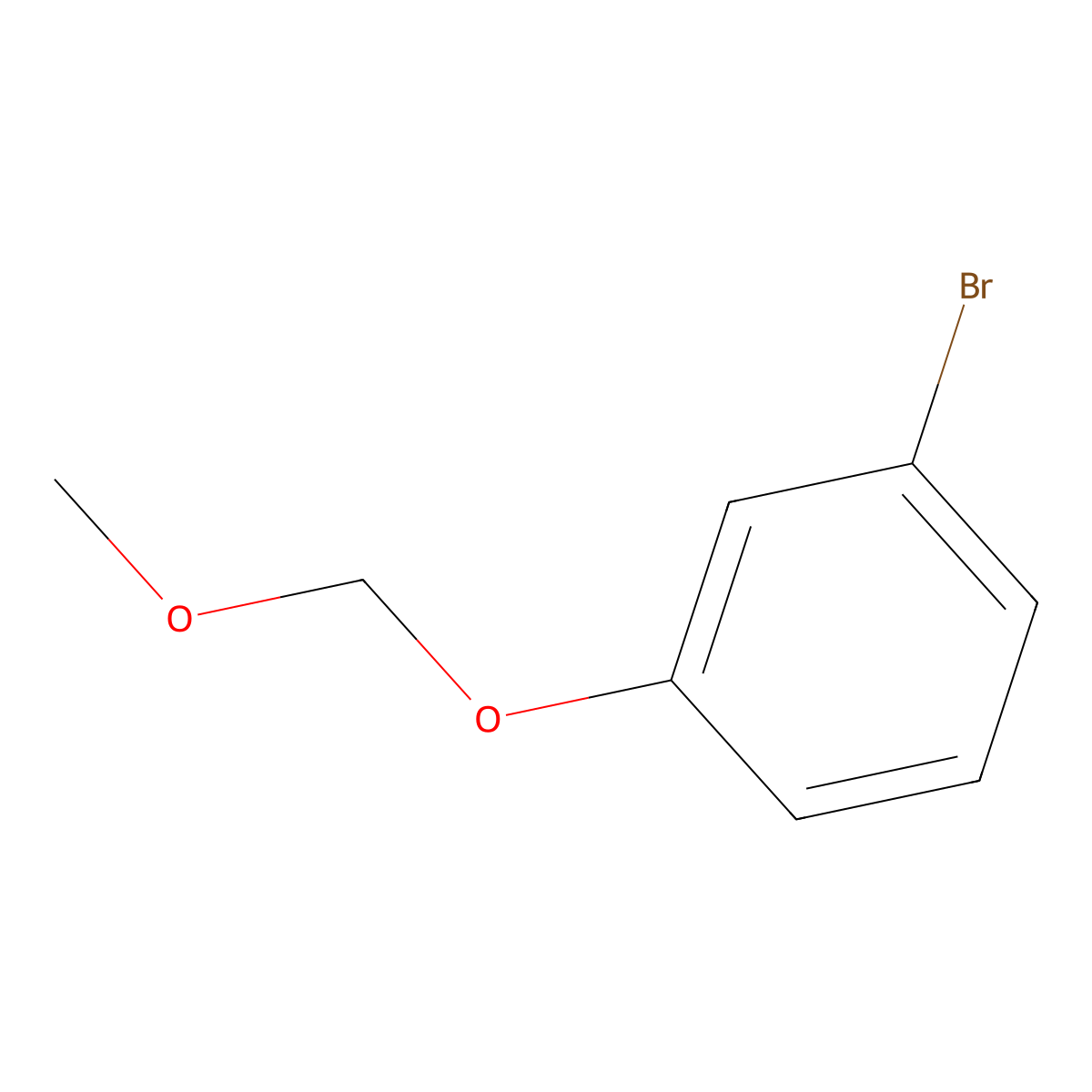 1-Bromo-3-(methoxymethoxy)benzene molecular structure, CAS 42471-59-0