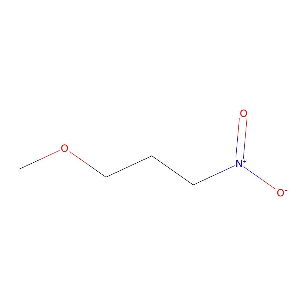 1-Methoxy-3-nitropropane molecular structure, CAS 42472-01-5