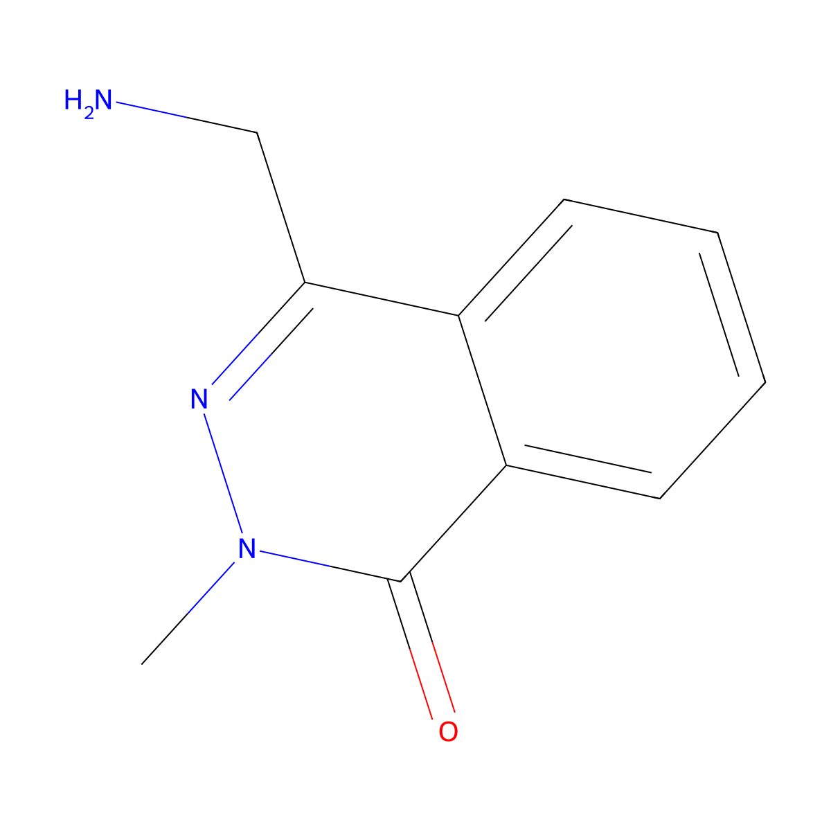 4-(Aminomethyl)-2-methyl-1,2-dihydrophthalazin-1-one molecular structure, CAS 42476-81-3