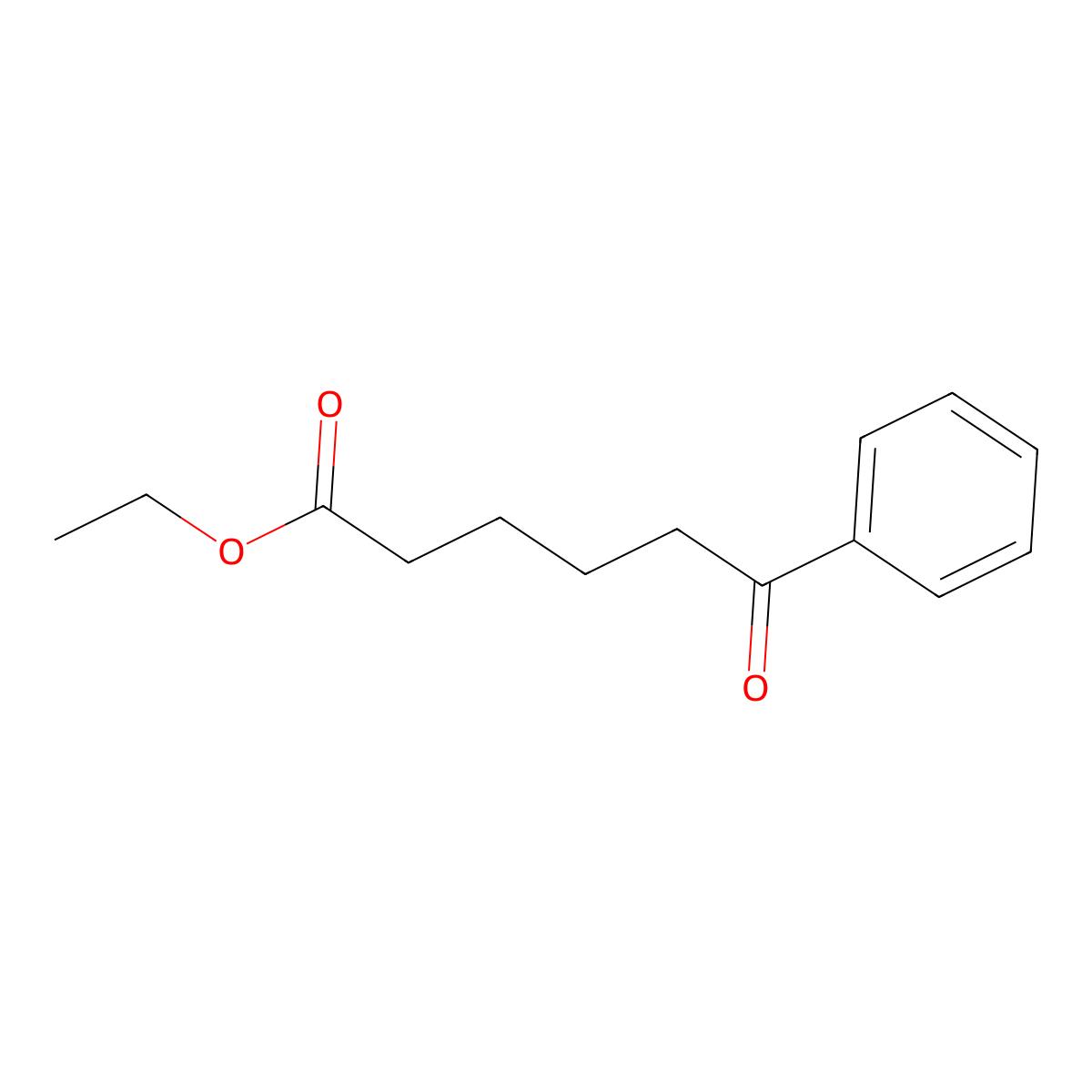 Ethyl 6-oxo-6-phenylhexanoate molecular structure, CAS 4248-25-3