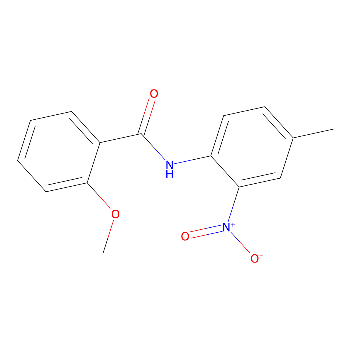 2-methoxy-N-(4-methyl-2-nitrophenyl)benzamide molecular structure, CAS 424804-85-3