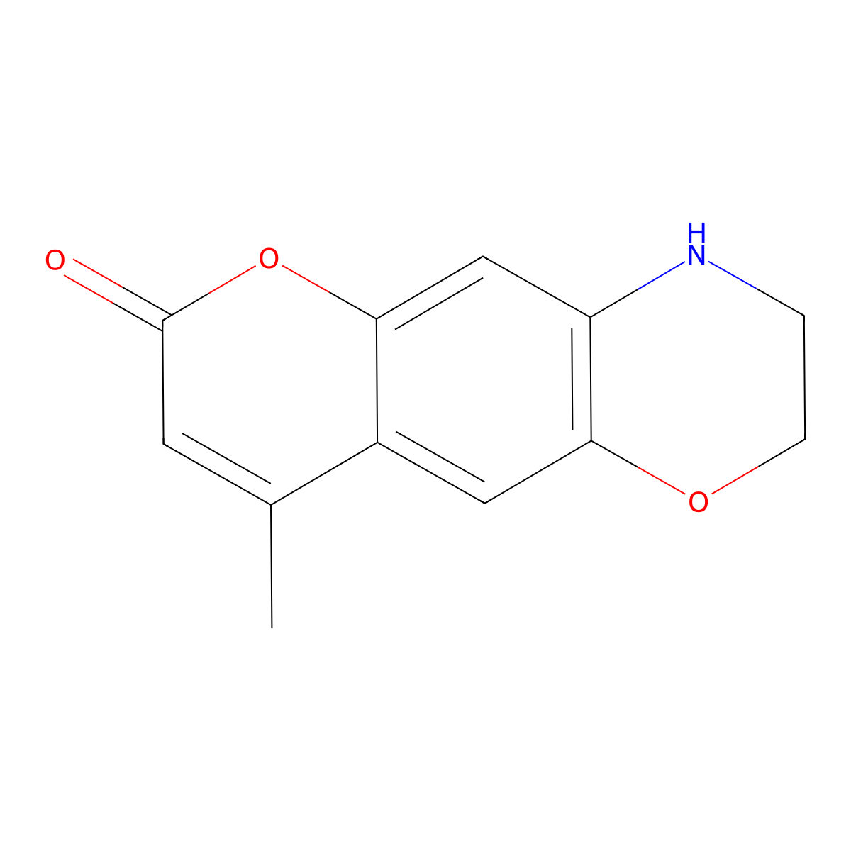 8-Methyl-3,4-dihydro-2H-1,5-dioxa-4-aza-anthracen-6-one molecular structure, CAS 424817-15-2