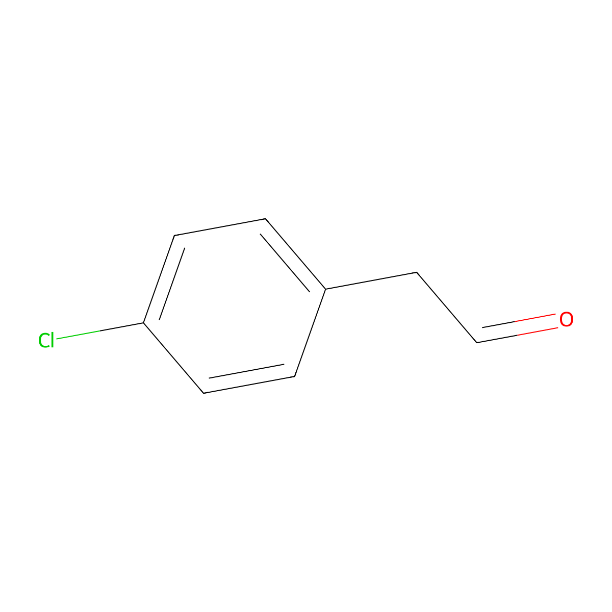 2-(4-Chlorophenyl)acetaldehyde molecular structure, CAS 4251-65-4