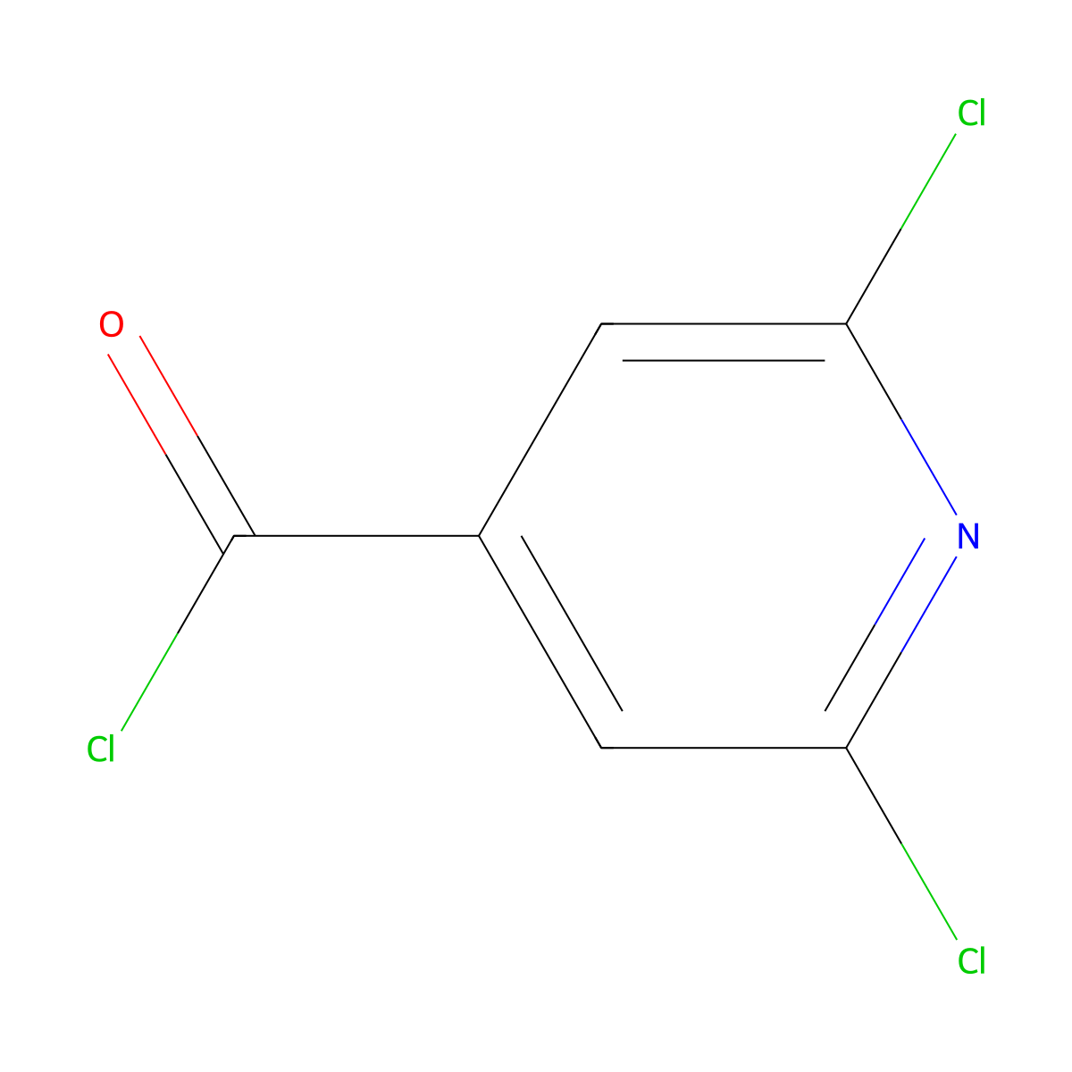 2,6-Dichloro-isonicotinoyl chloride molecular structure, CAS 42521-08-4