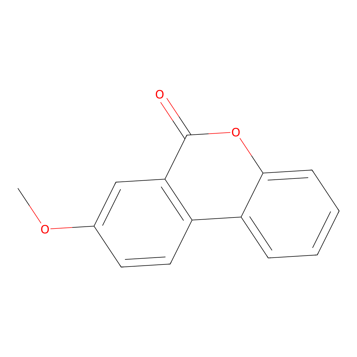 8-methoxy-6H-benzo[c]chromen-6-one molecular structure, CAS 42523-32-0