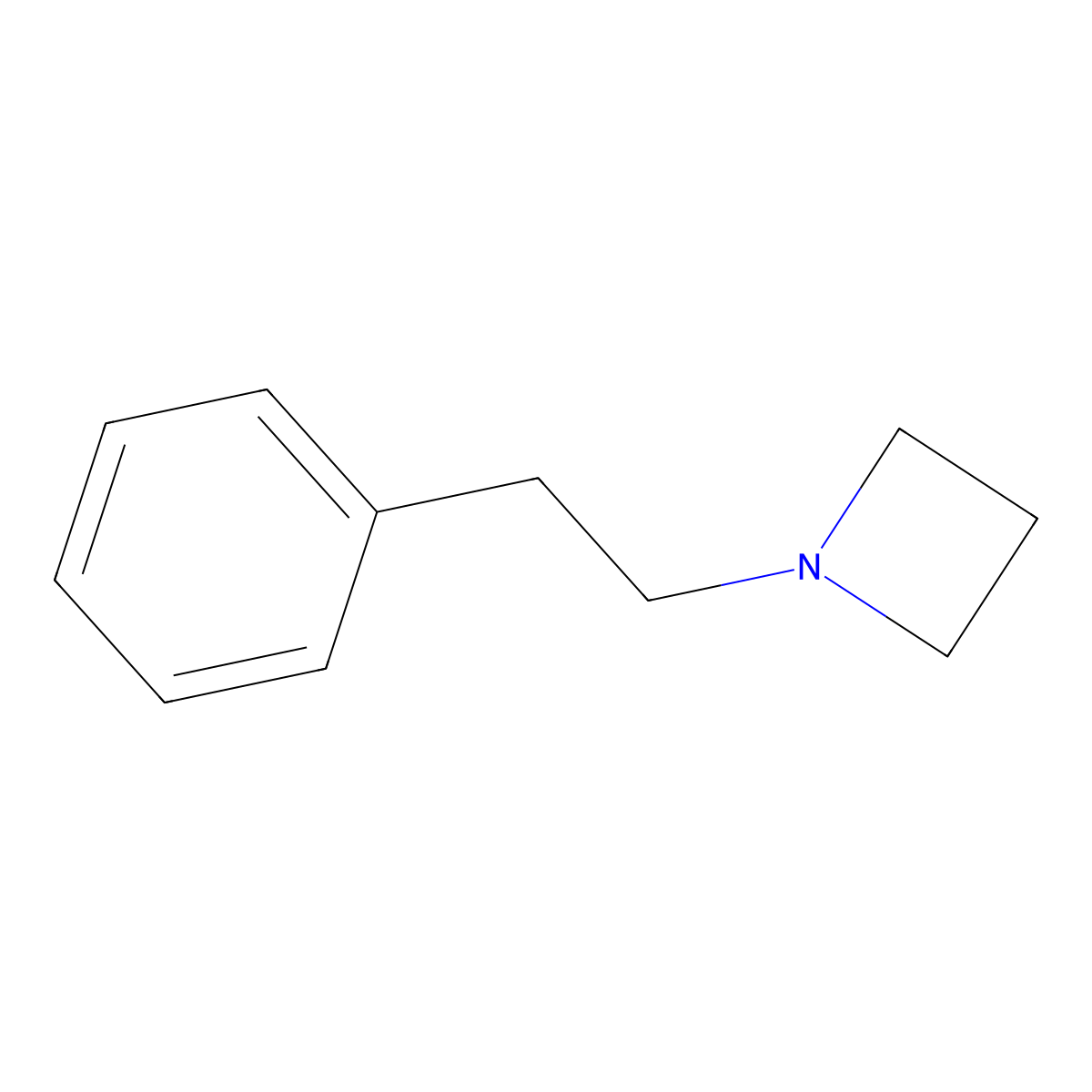 N-Phenethylazetidine molecular structure, CAS 42525-65-5