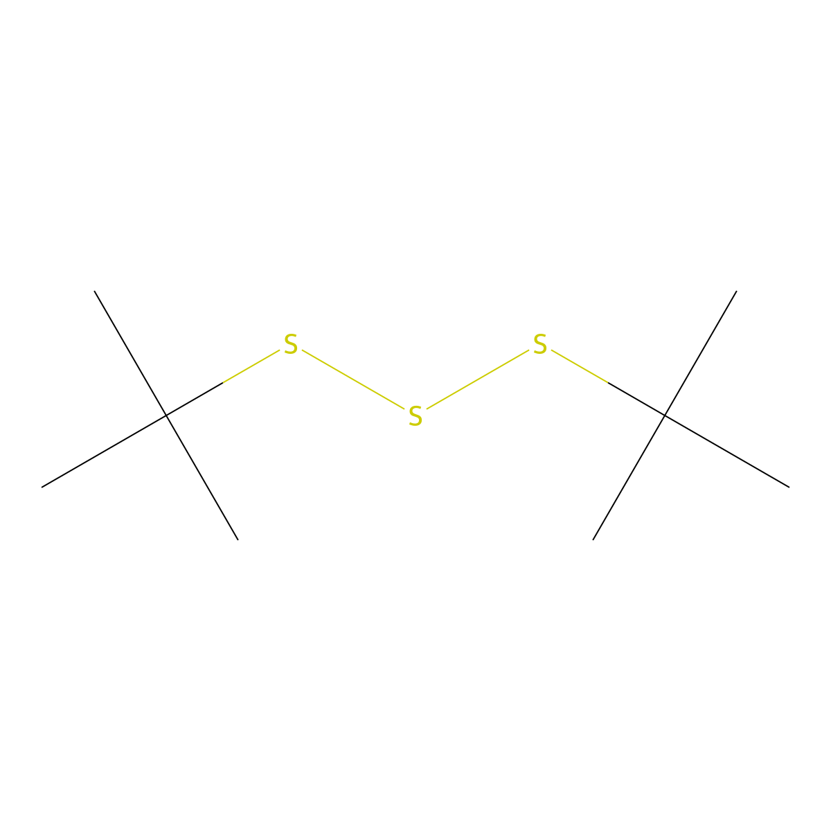 Di-tert-butyl trisulphide molecular structure, CAS 4253-90-1