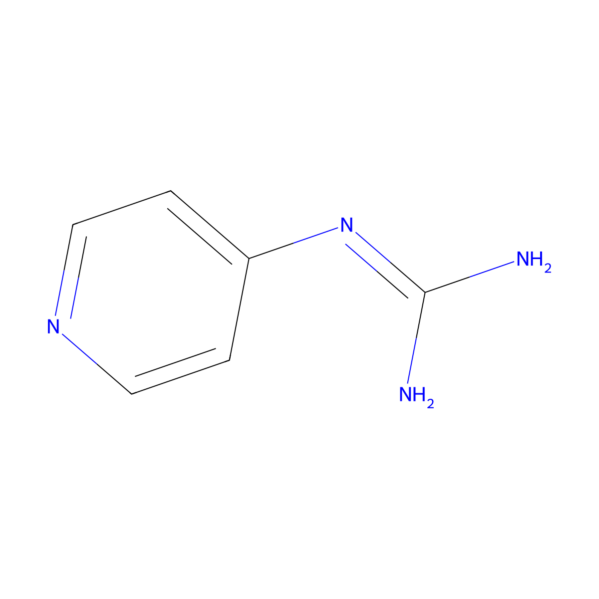 N-Pyridin-4-yl-guanidine molecular structure, CAS 425376-94-9