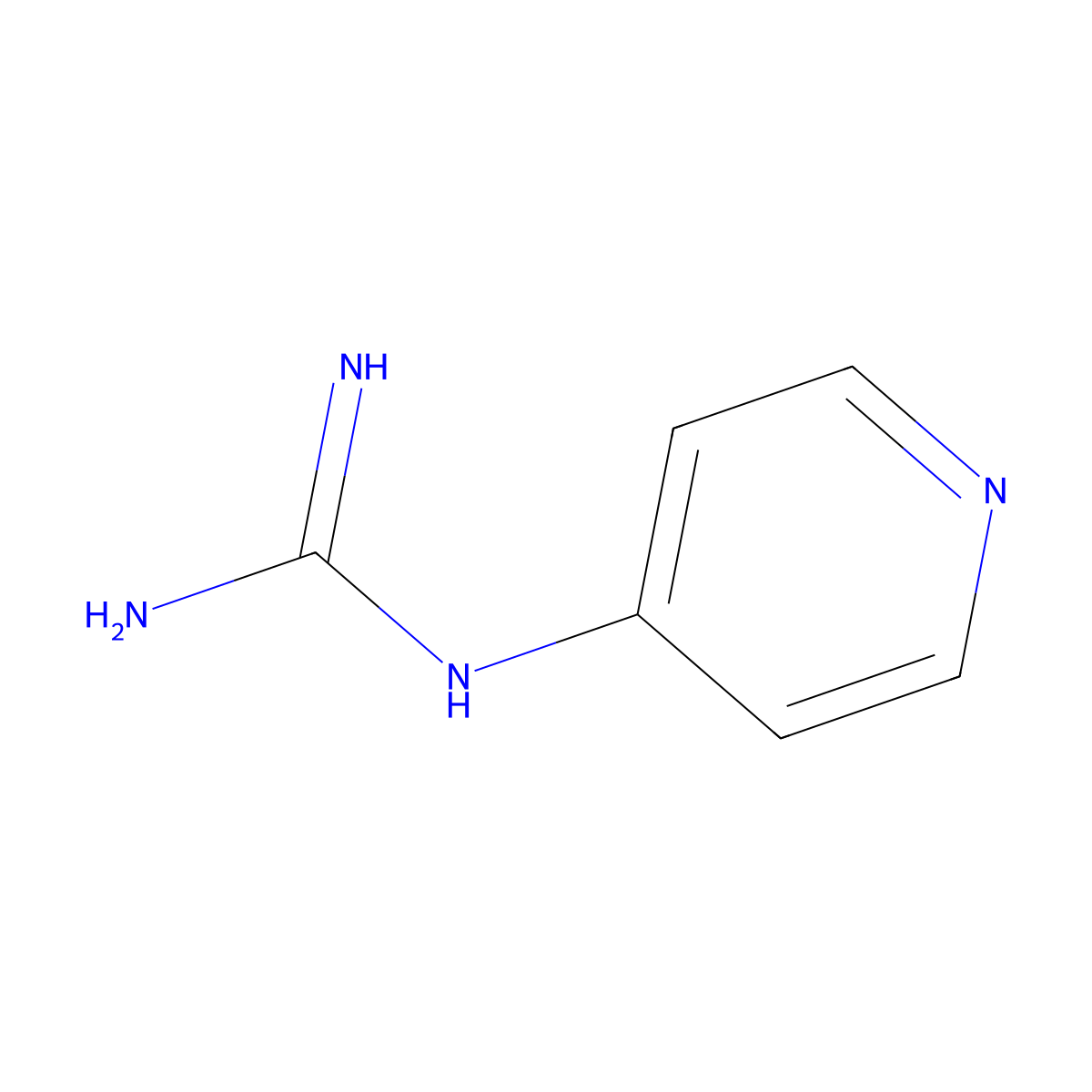 N-Pyridin-4-yl-guanidine molecular structure, CAS 425376-94-9