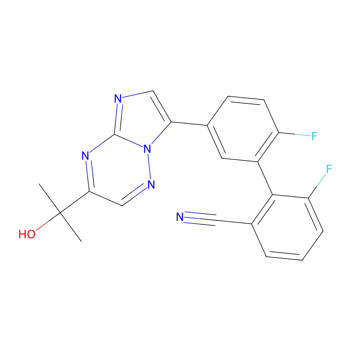Tpa-023B molecular structure, CAS 425377-76-0