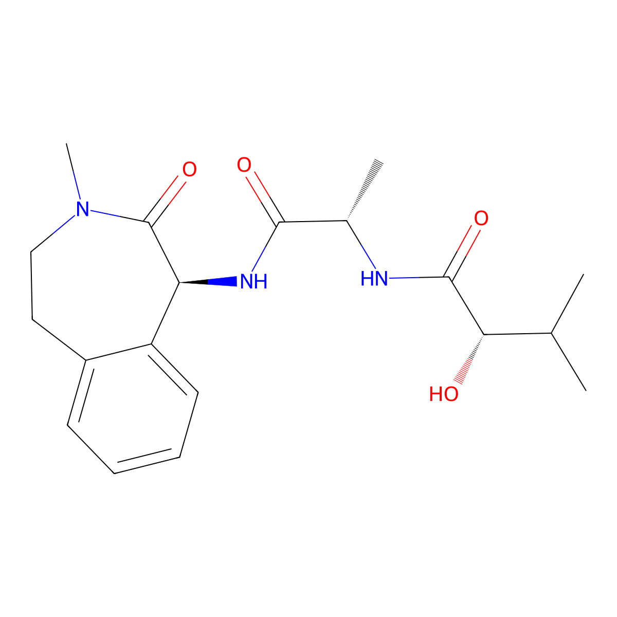 Semagacestat molecular structure, CAS 425386-60-3