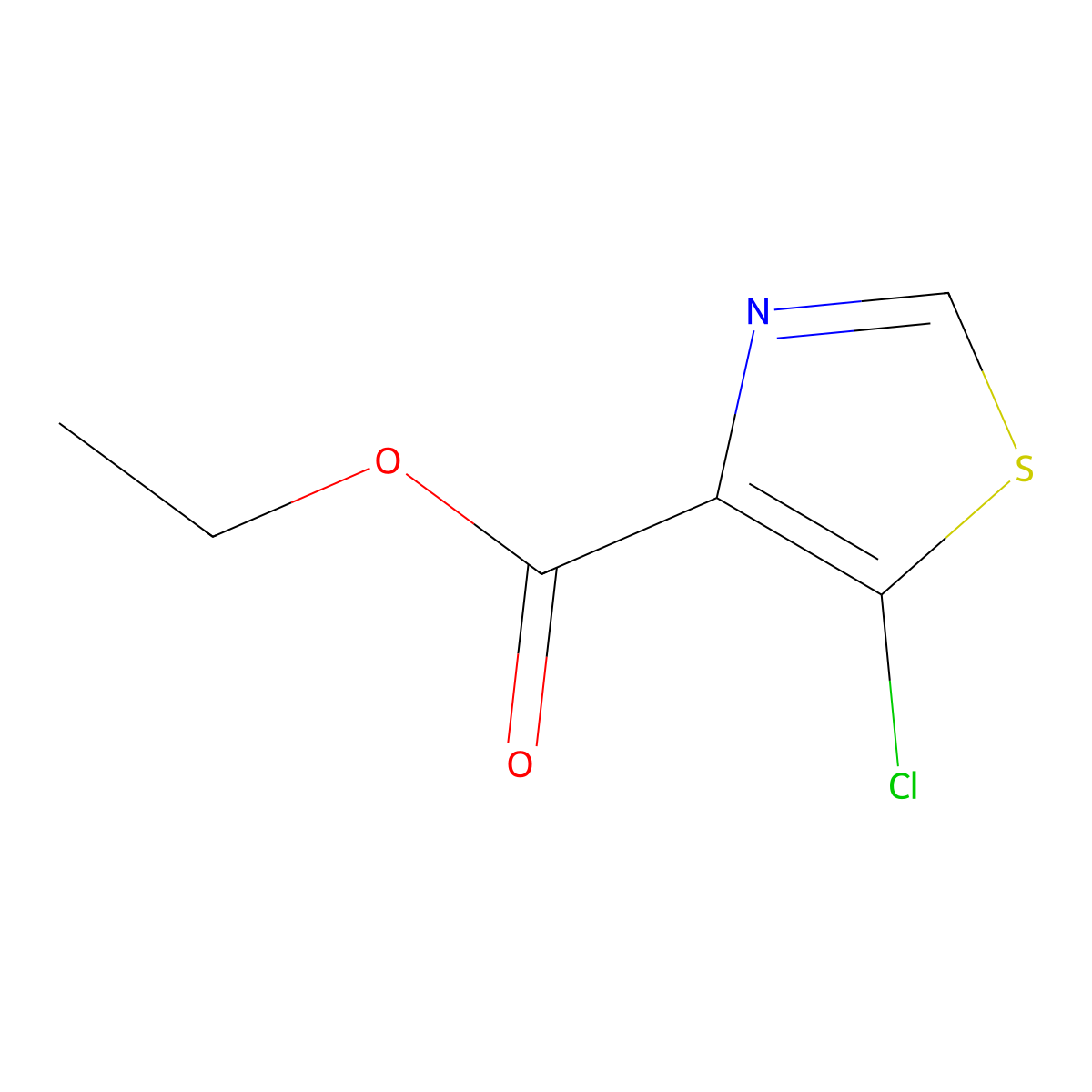 Ethyl 5-chlorothiazole-4-carboxylate molecular structure, CAS 425392-45-6