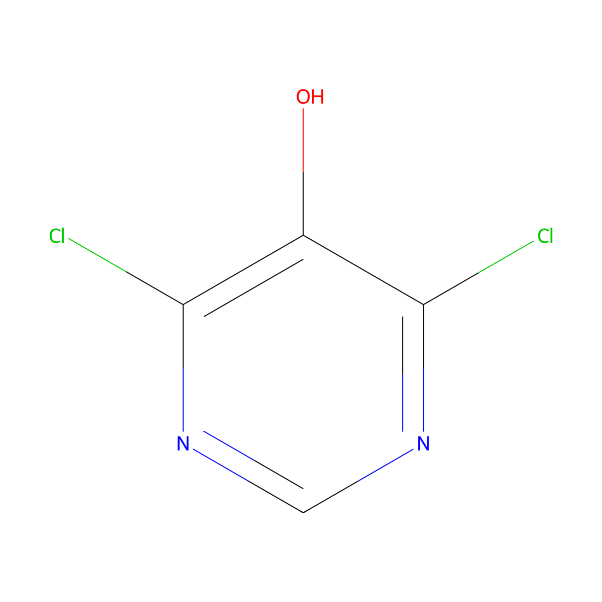 4,6-Dichloropyrimidin-5-ol molecular structure, CAS 425394-89-4