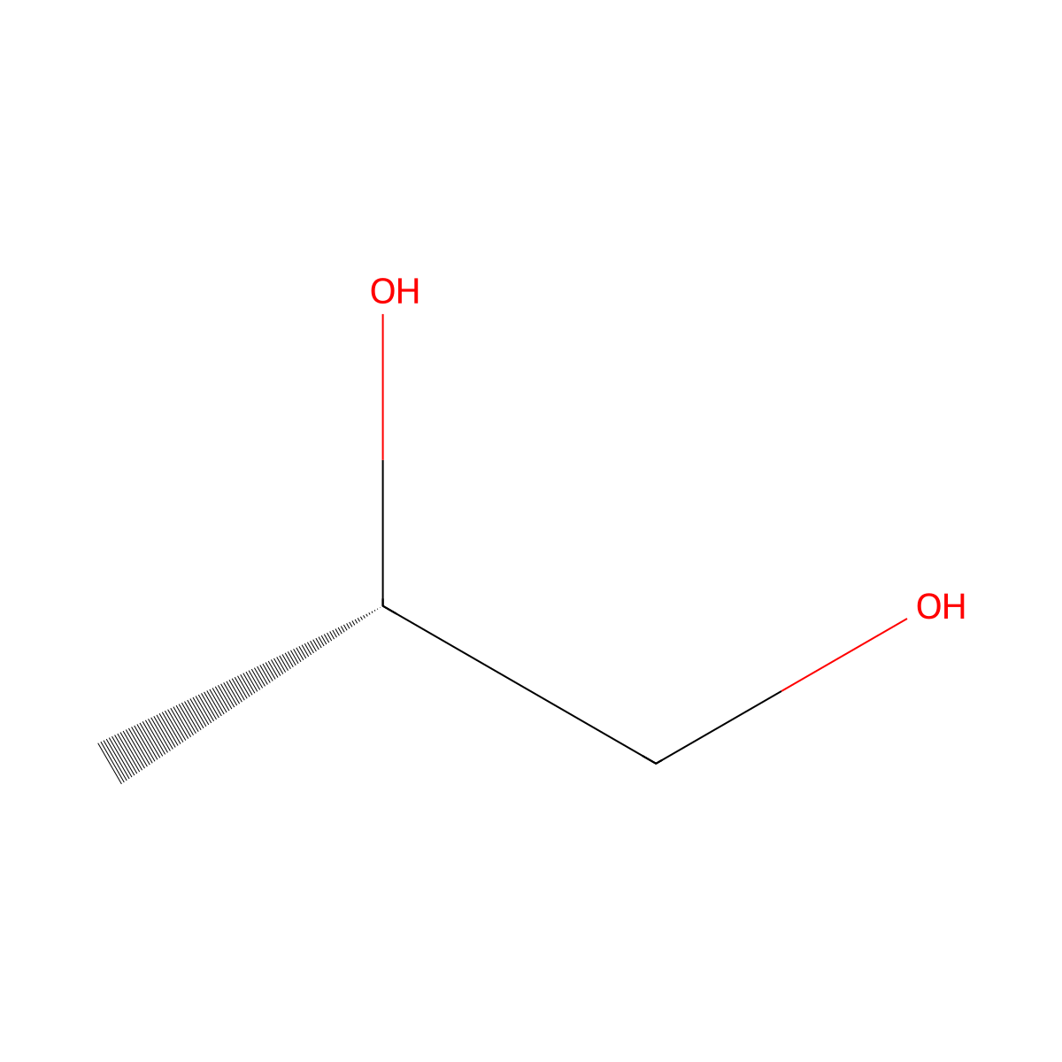 (S)-propane-1,2-diol molecular structure, CAS 4254-15-3