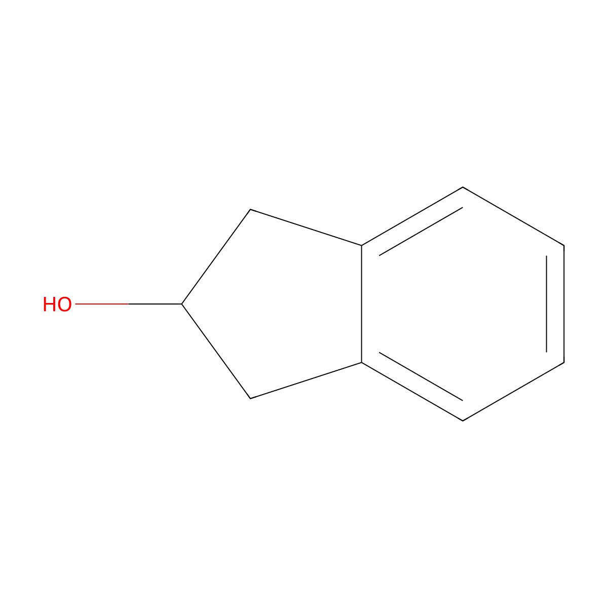 2-Indanol molecular structure, CAS 4254-29-9